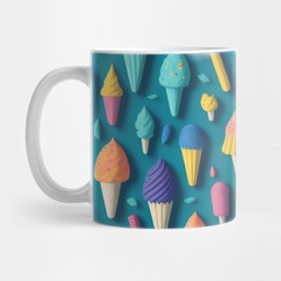 Colorful Ice Cream Patterns Mug